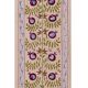 Hand-knotted rug, vintage Turkish rug 53x190 cm