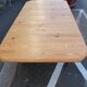 Table extensible pin massif