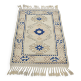 Oushak Handknotted Floor Vintage Rug sku 3450