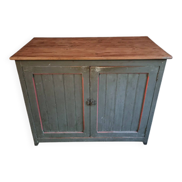 Vintage French pine sideboard – 1930s/1950s