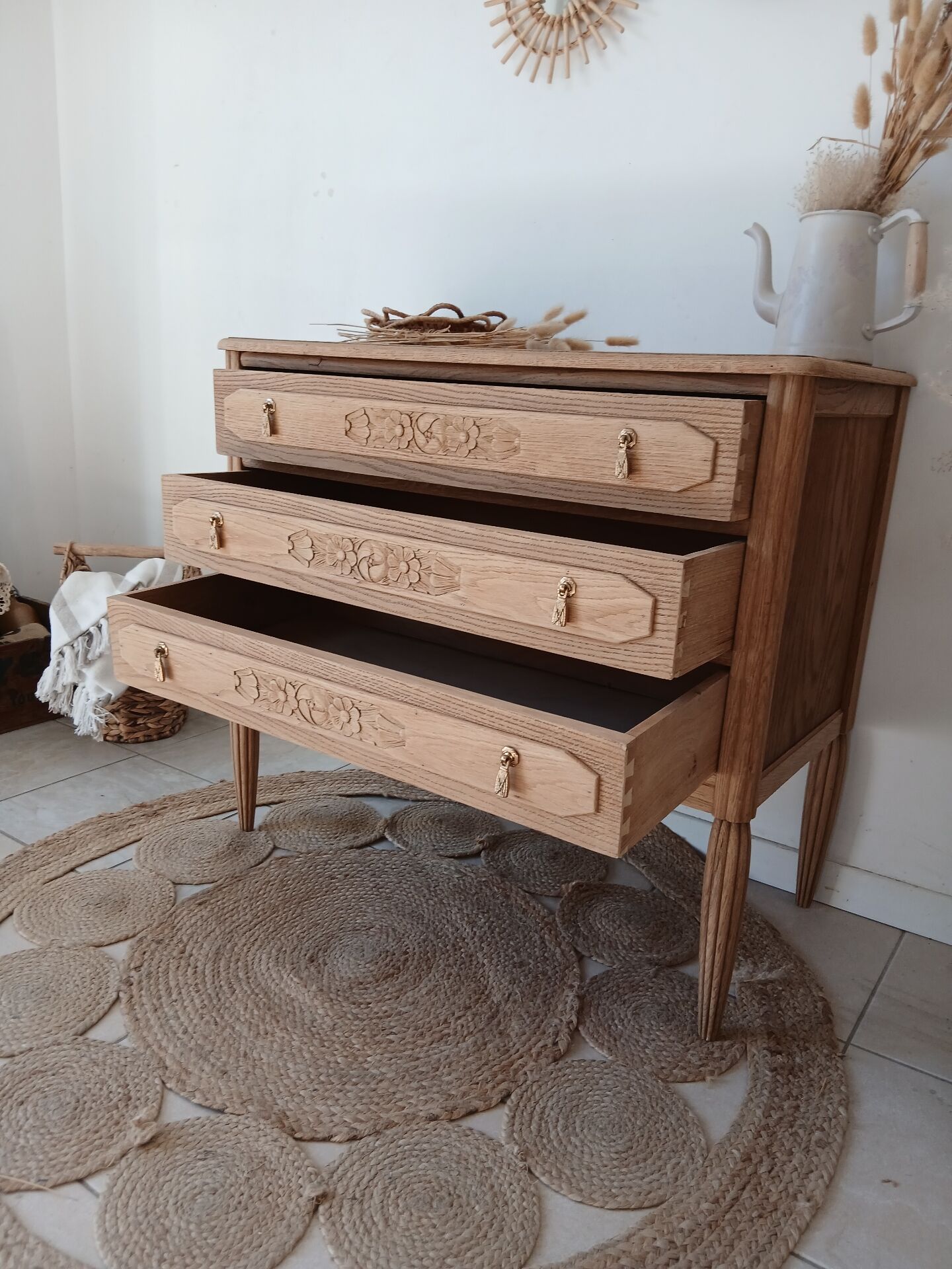 Commode Art Déco rénovée 