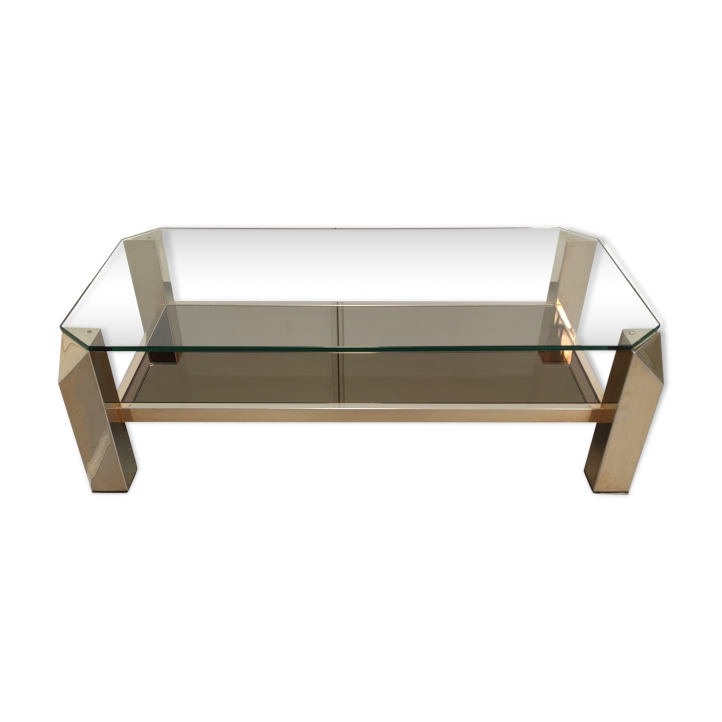 Classic Belgo Chrome coffee table