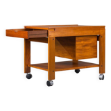 Mid-century modern Danish teak bar model 703 by Aksel Kjersgaard, 1960s