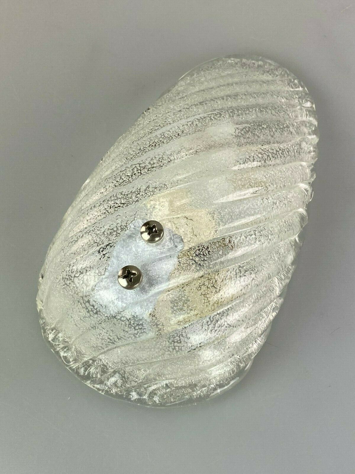 Ice glass wall light space age design