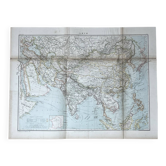 Carte ancienne Asie 69,5x52,5cm