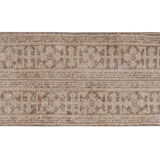 1970s vintage southwestern style turkish oushak flatweave rug 1'10" x 12'3"