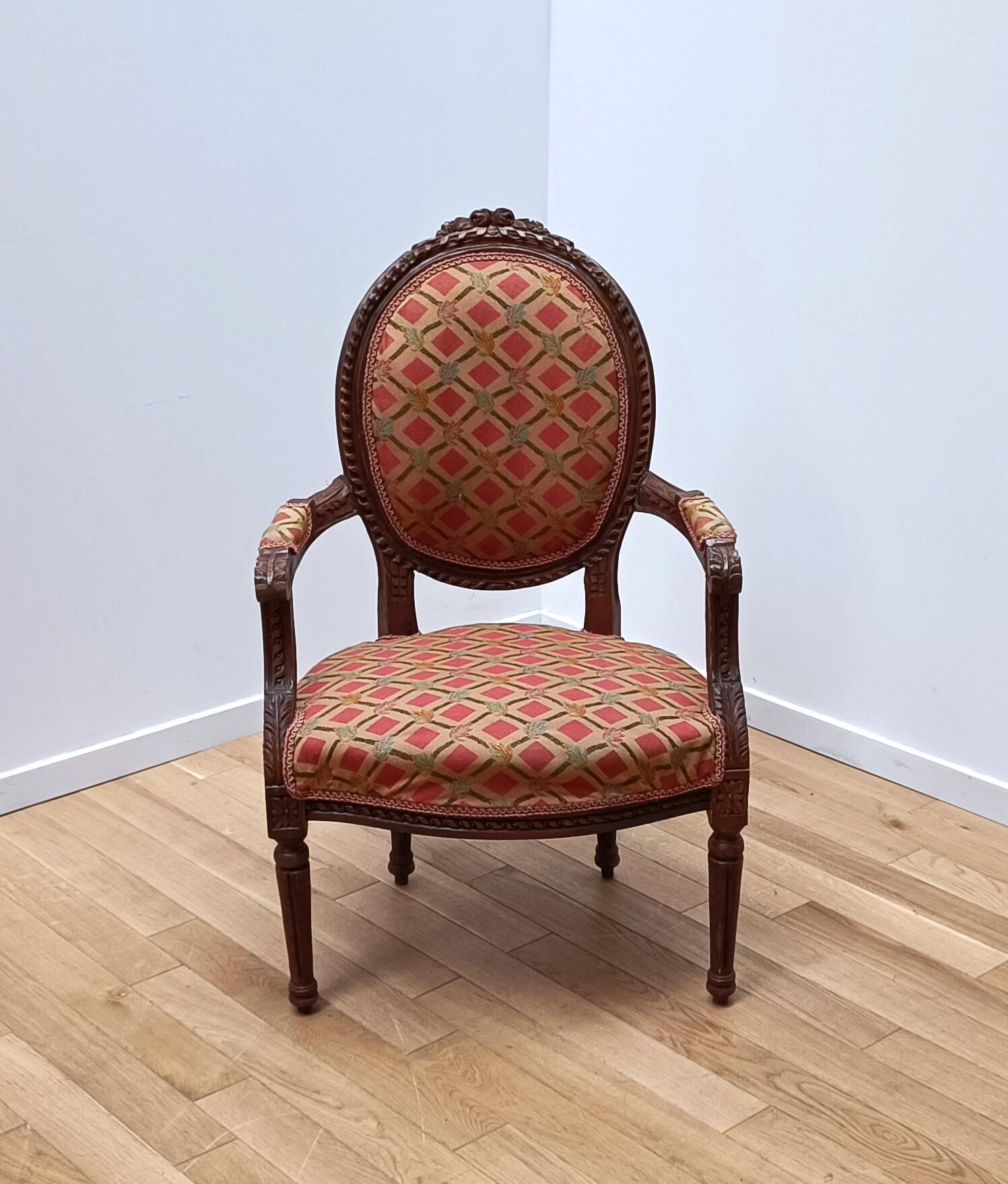 Vintage medallion armchair