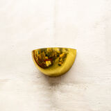 Brass wall lamp Italy 70s