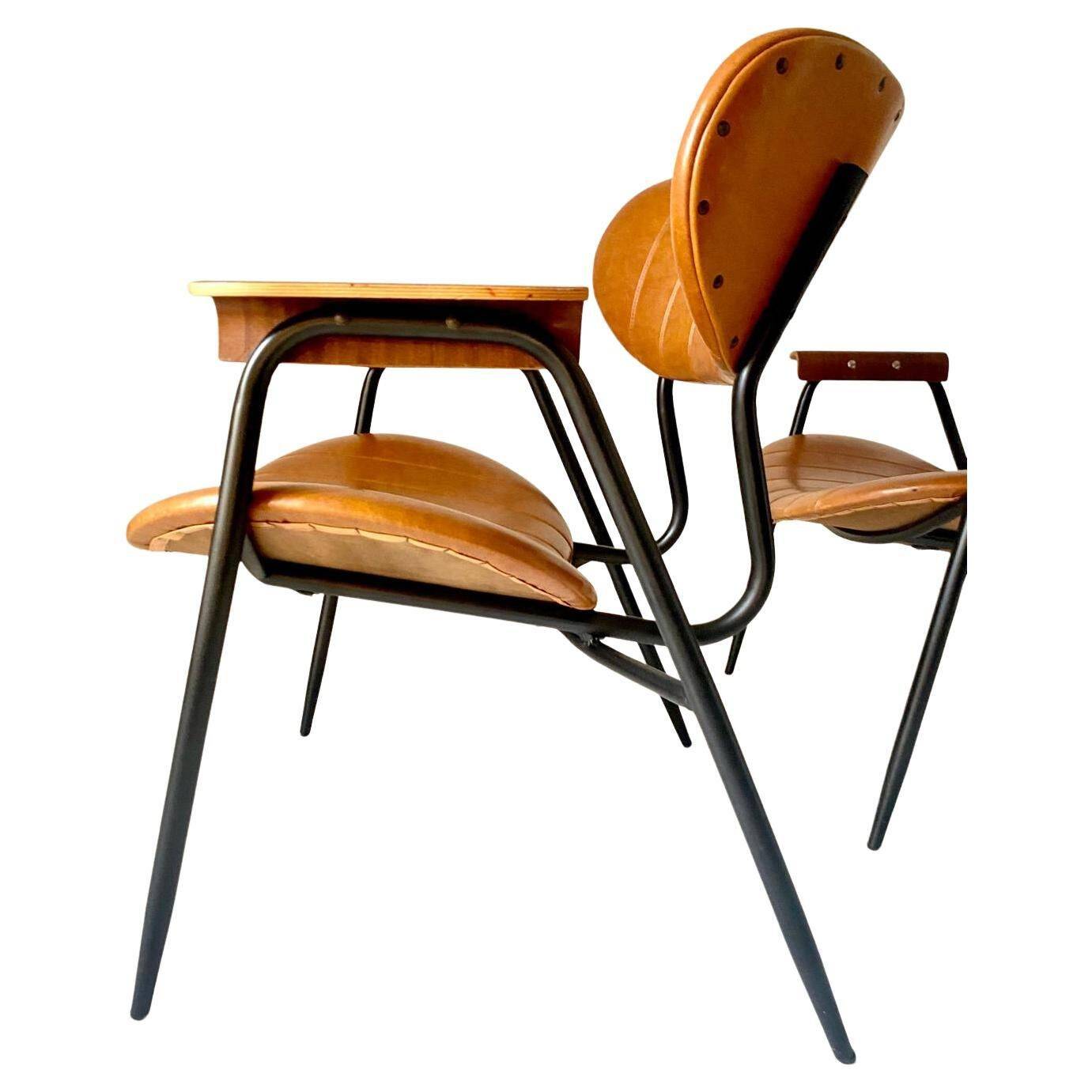 Mid Century Modern Lounge Chairs, set of two, Gastone Rinaldi style, Italy 1960's