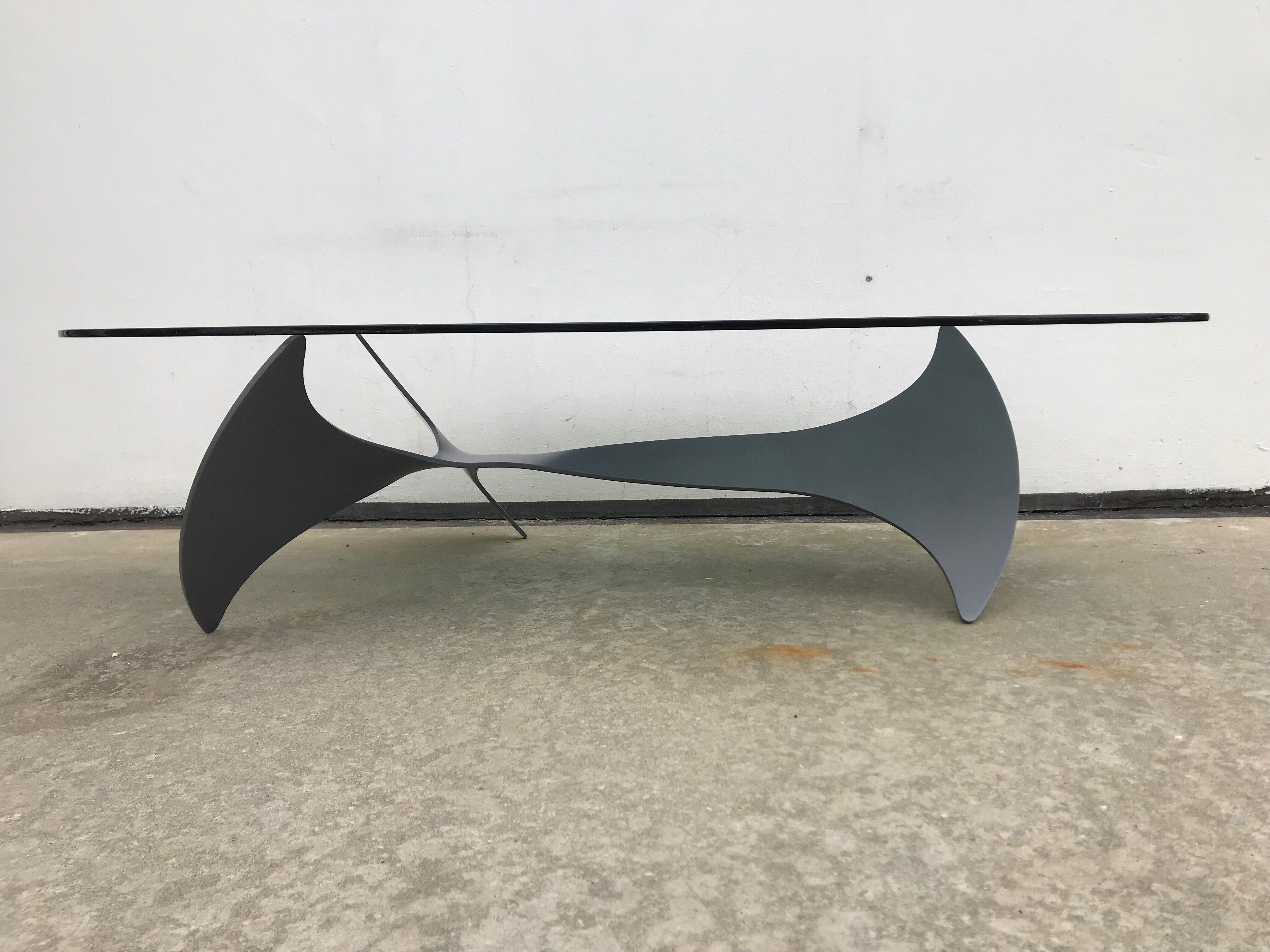 Propeller oval coffee table by Knut Hesterberg 1964
