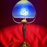 Art Deco lamp, "Tief" lampshade, 1920s