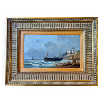 Painting, Seascape on the Opal Coast, 19th century