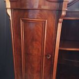 English mahogany shelf sideboard 19th