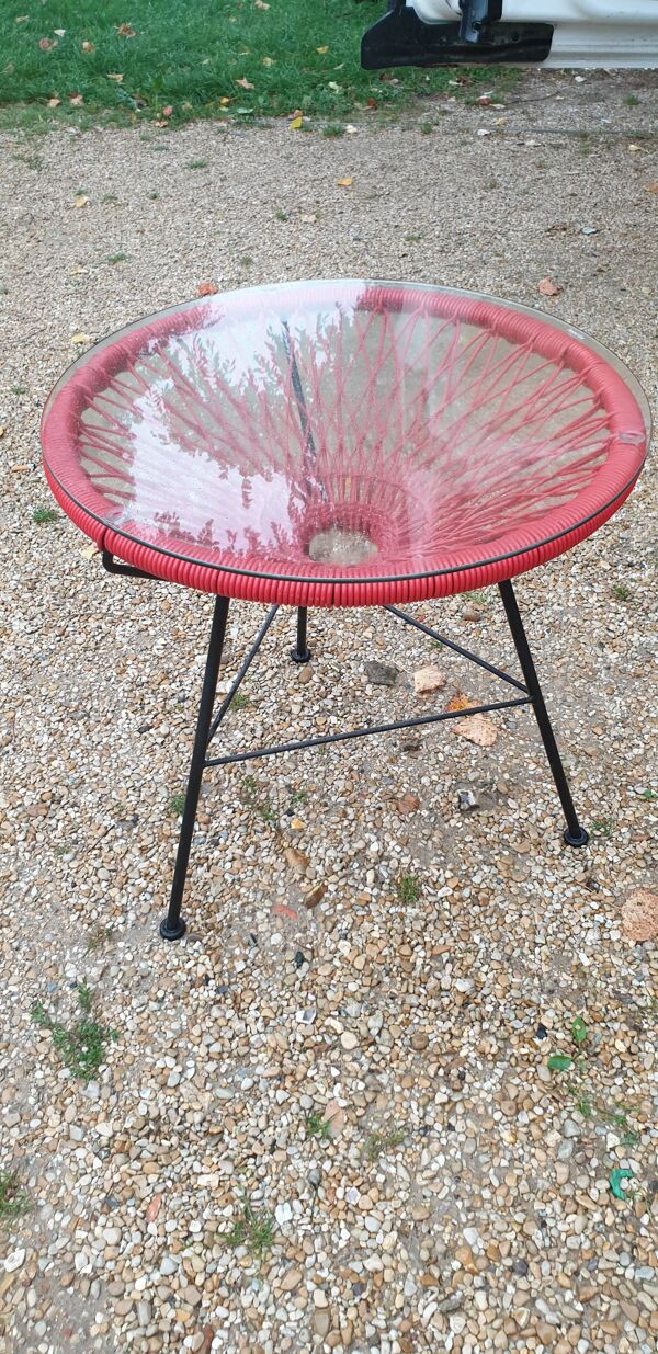 Table basse scoubidou