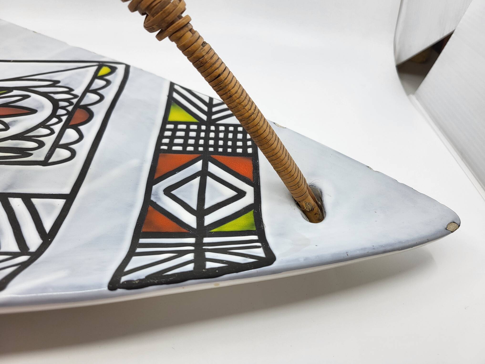 Colossal Roger Capron ceramic cup from the French Riviera, 1950s