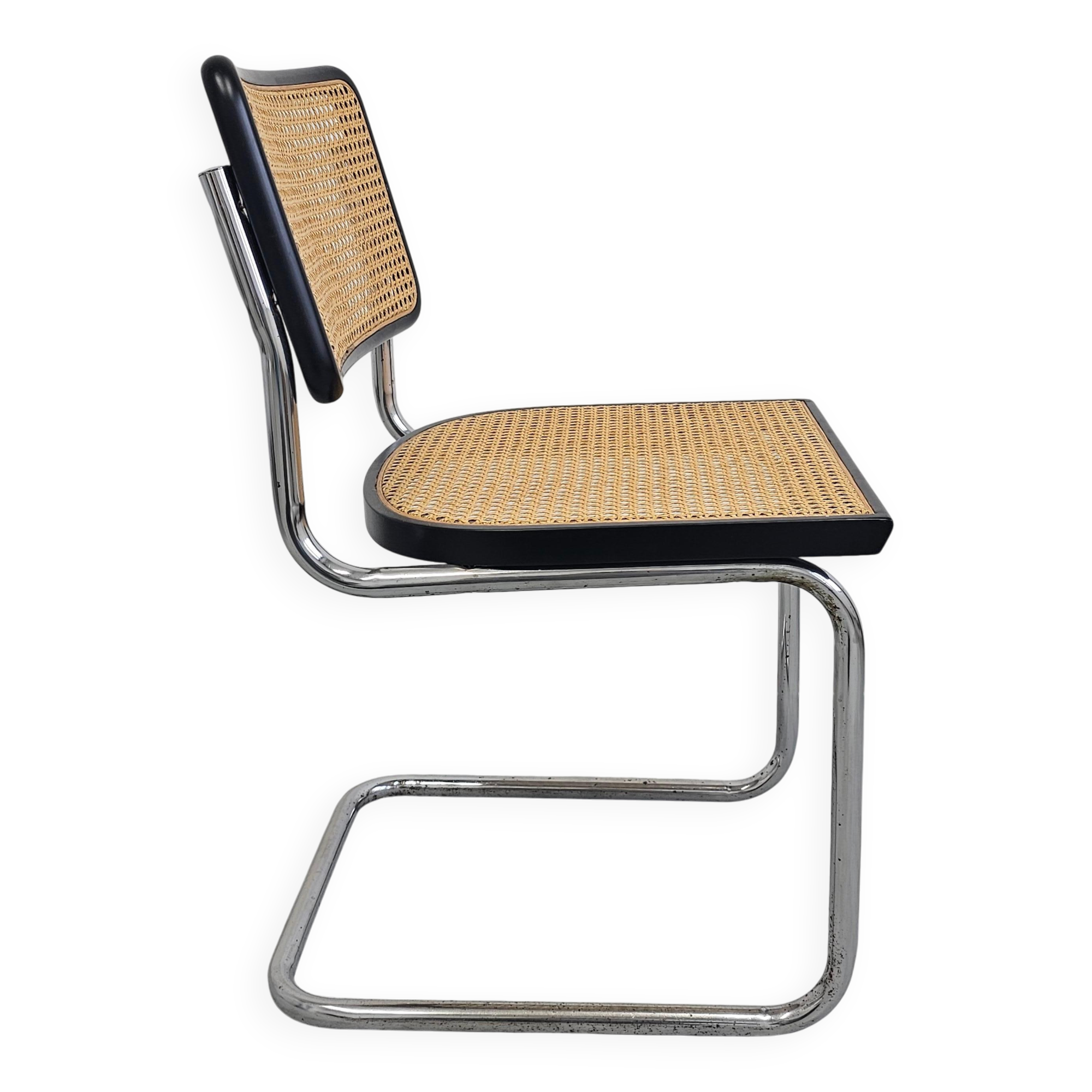 Set of 4 Cesca chairs by Marcel Breuer attributed to Gavina, 1960s