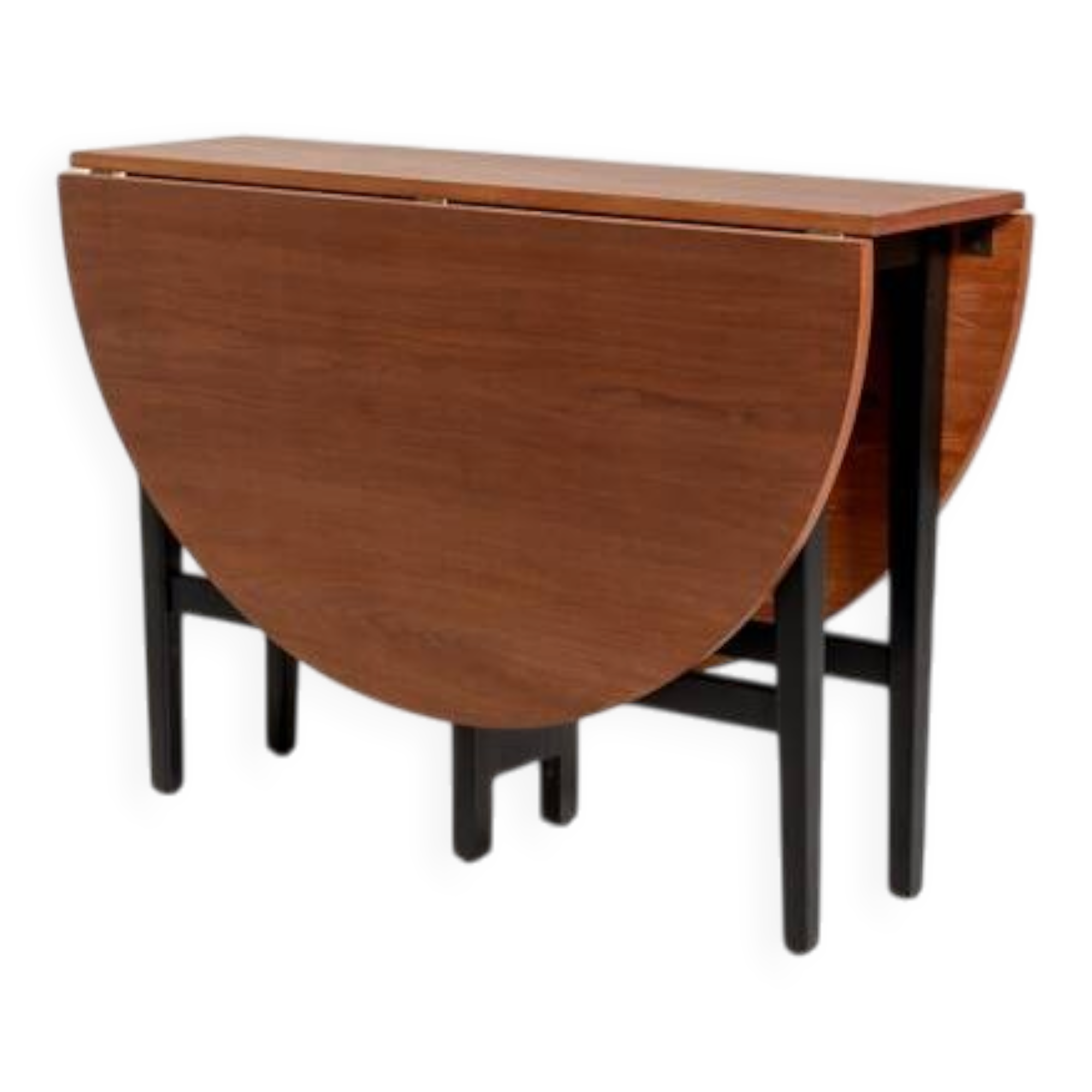 Swedish “Slagbord” folding teak table, 1960s