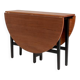 Swedish “Slagbord” folding teak table, 1960s