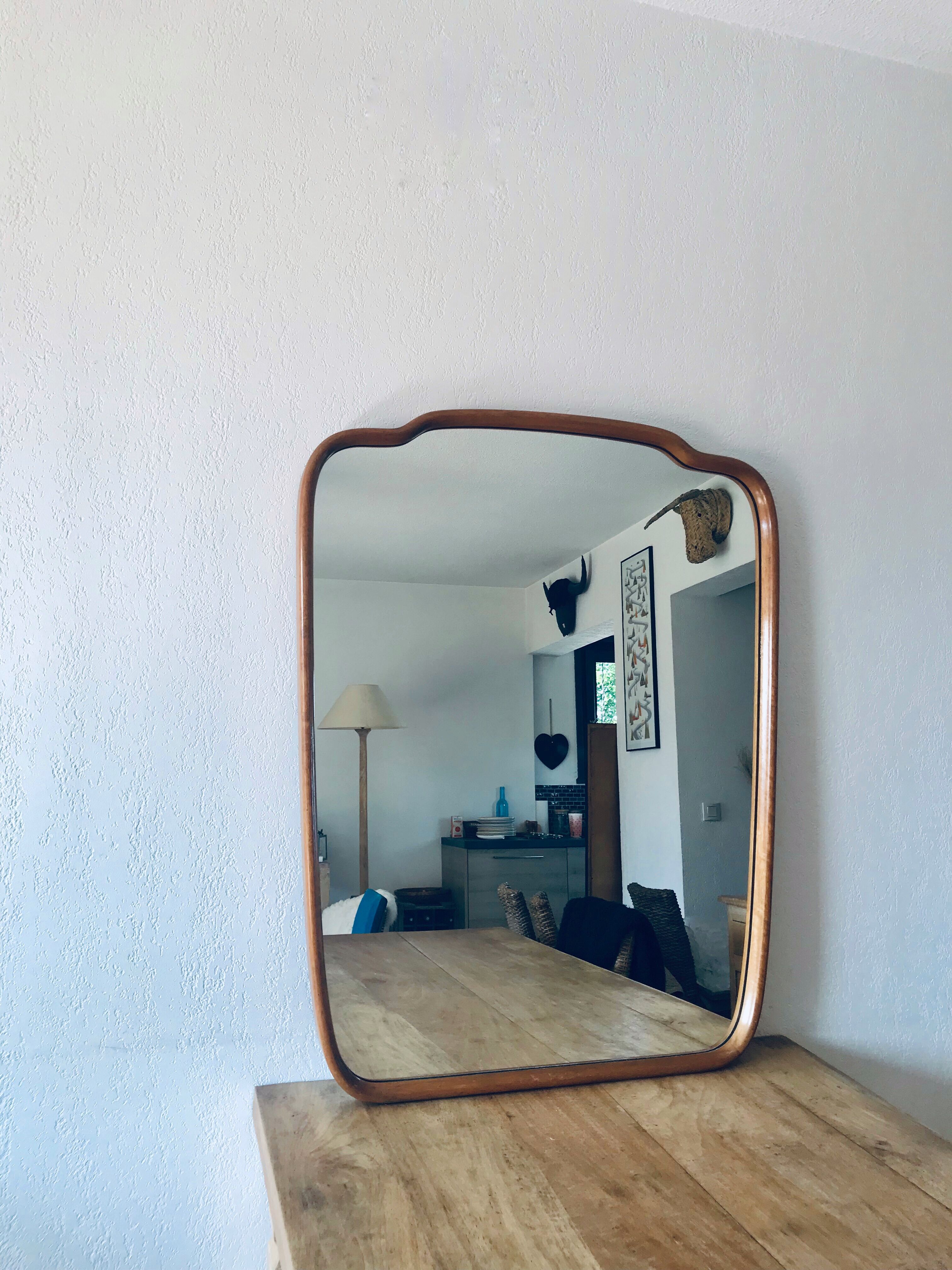 Free form mirror 80x104cm