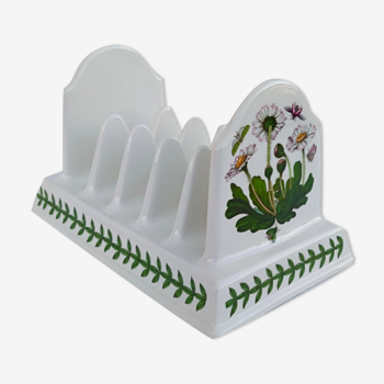 Toast holder earthenware portmeirion made in england décor botanic garden