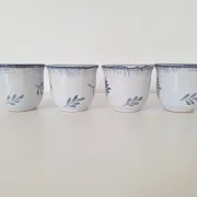 Blue coffee cup Niderviller 1970 - 1980