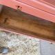 Commode vintage bois terra cotta art déco