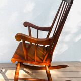 1960 solid wood rocking chair