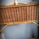 Planter door rattan plant