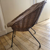 Wicker/rattan armchair