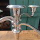 English silver candelabra candlestick