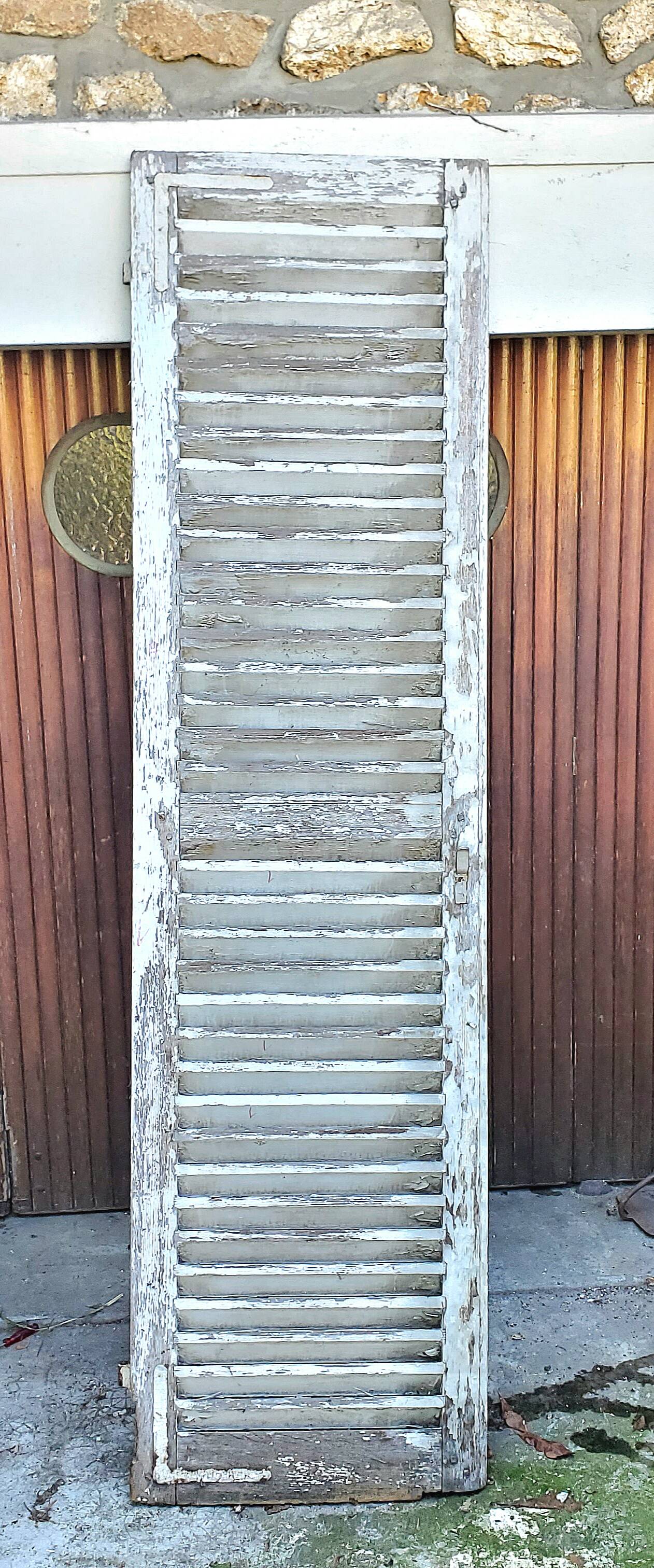 Old wooden shutter