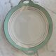 Ribbed dish in half Lunéville porcelain - Régence model