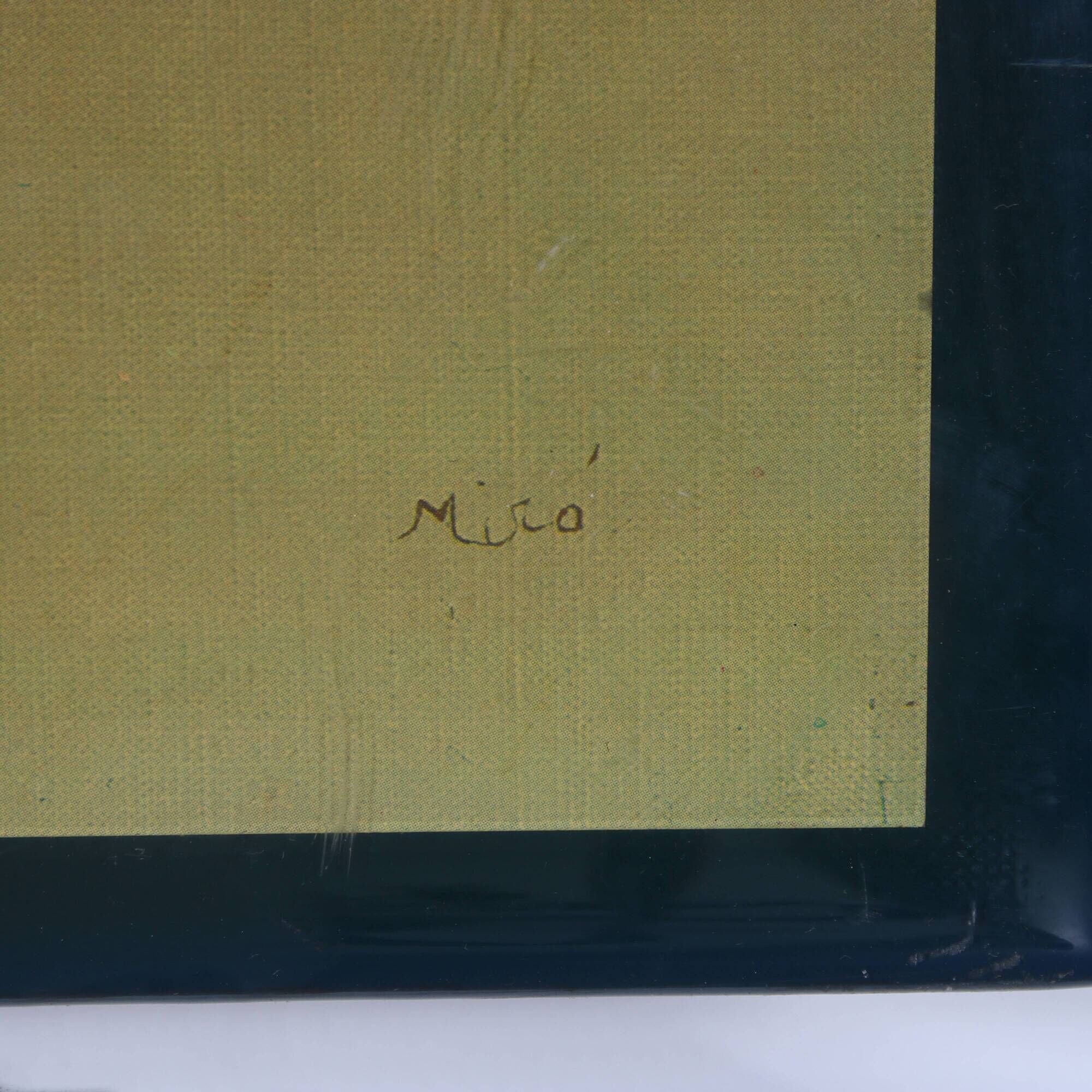 1970s Artwork after Miro’s “Women and Birds at Sunrise”