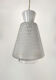 Designer glass pendant light from the 60s