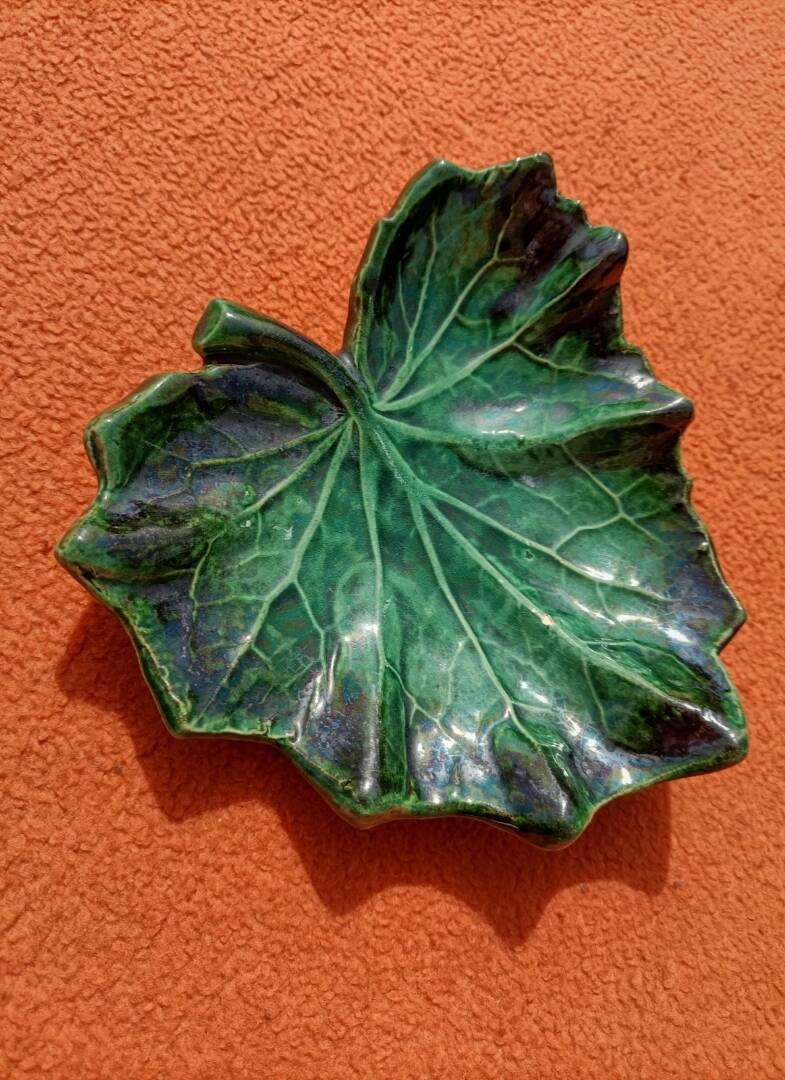 Vide poche rétro feuilles