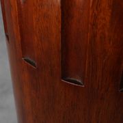 Sculptural Art Deco solid Wooden Pedestal, France ca. 1925