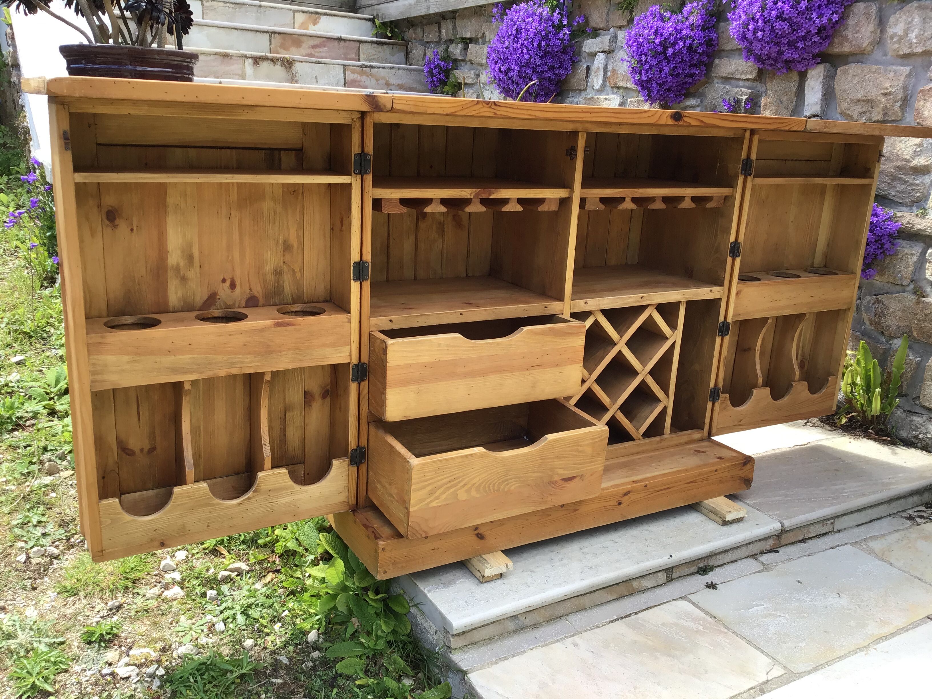Folding bar furniture