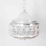 Vintage 60s crystal chandelier decorated design kinkeldey