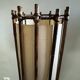 Vintage 1960s rattan floor lamp.