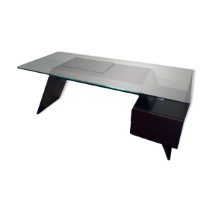 Bureau direction Verre et Bois Roche Bobois