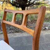 Set of 6 Scandinavian chairs D scan 1960