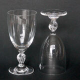 Set of 5 glasses Lalique model Fréjus
