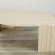 Coffee table in Italian travertine years 70