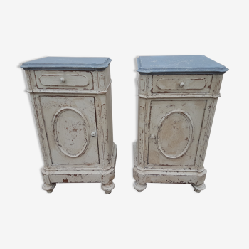 Pair bedside tables