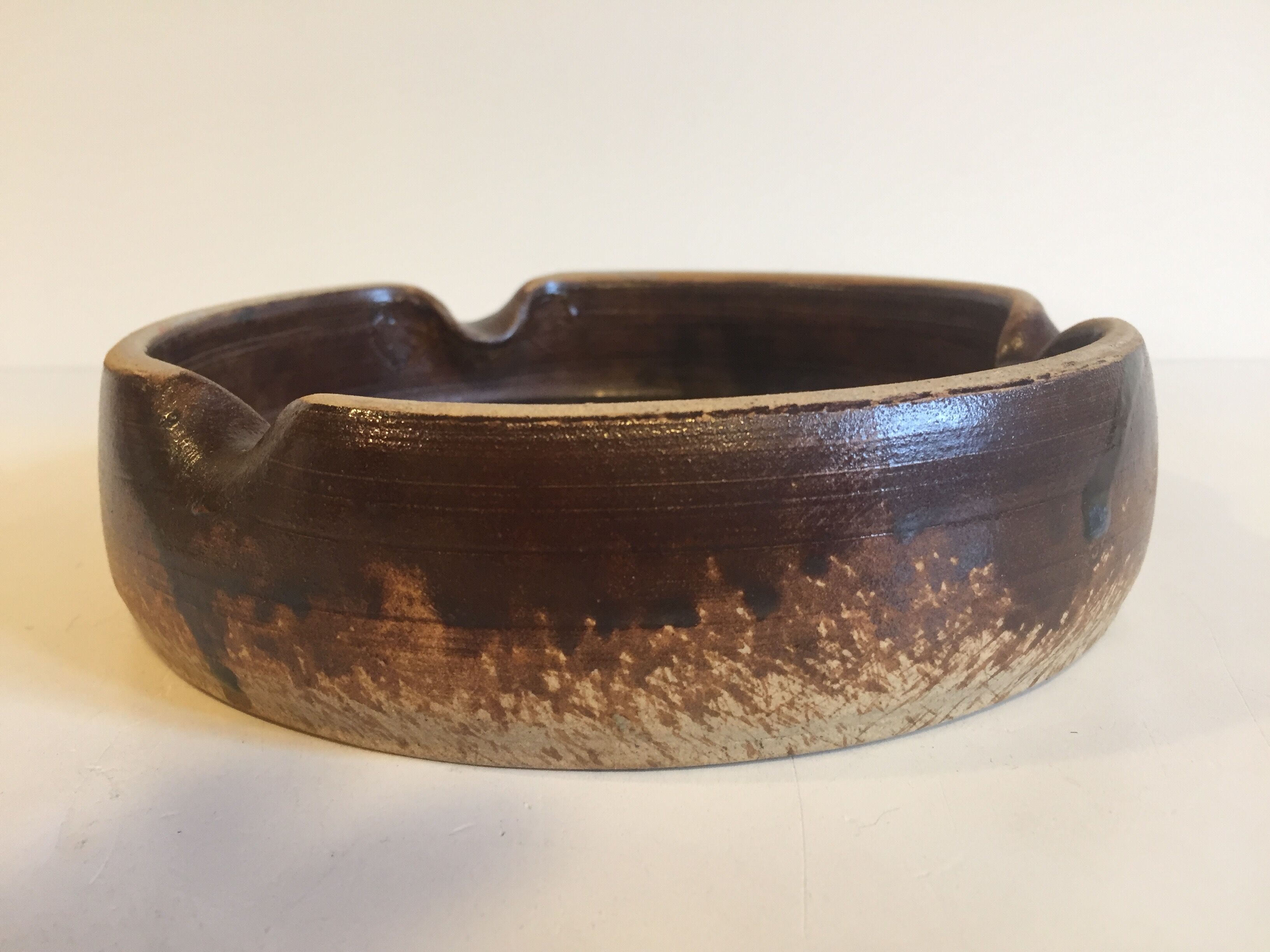 Vintage sandstone ashtray