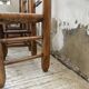 Set of 4 oak and straw chairs Dudouyt 1940