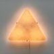 Mid-Century Minimalist Triangular Ceiling Lamp in Fibreglass, 1960s