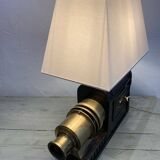 Helios magic lantern fitted as a lamp