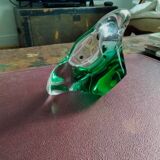 Sklo green gradient glass pocket or ashtray