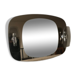 Veca smoked bathroom mirror 79x59cm